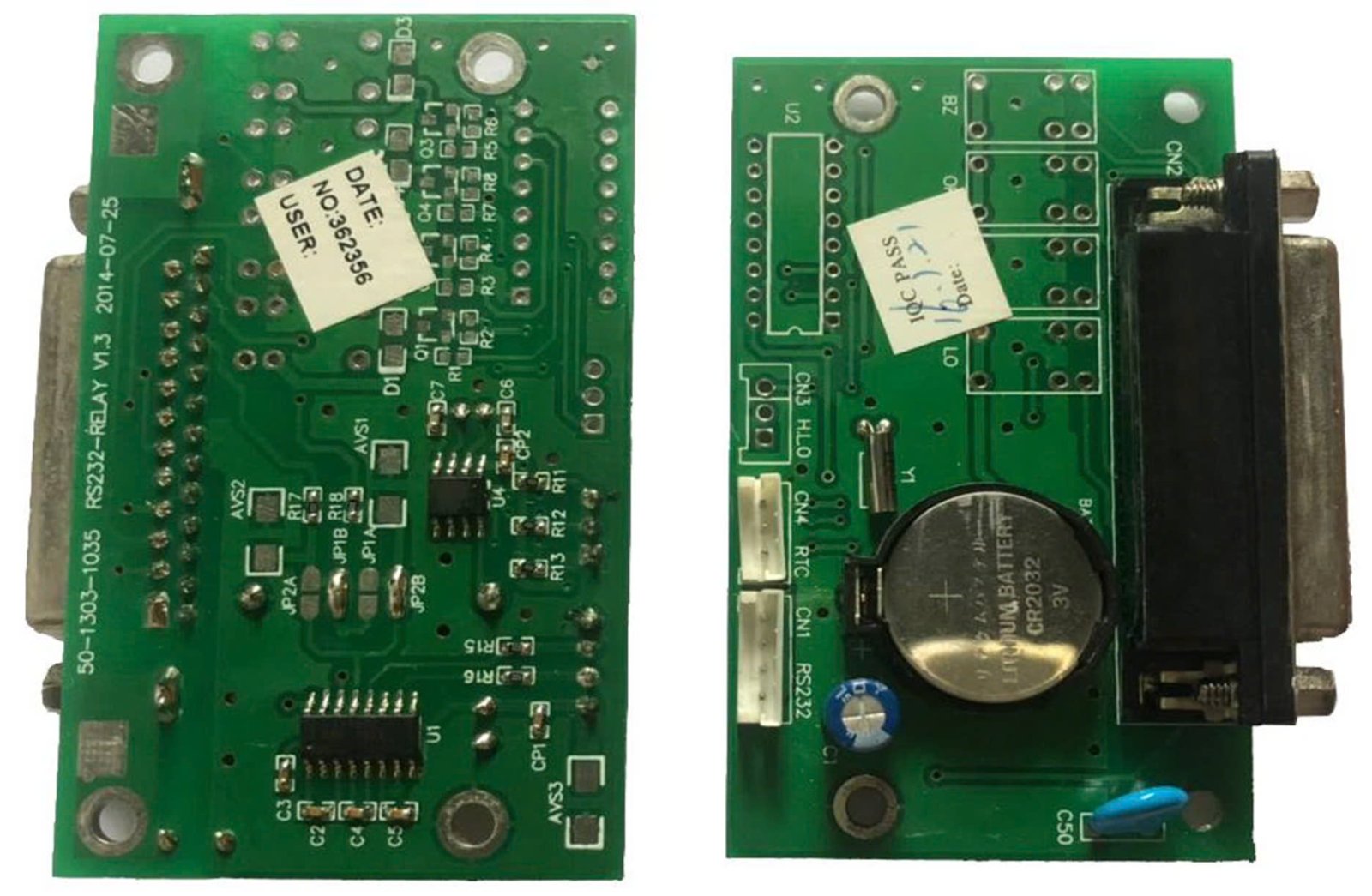 BOARD 2 TRONG 1 RS232 & RTC